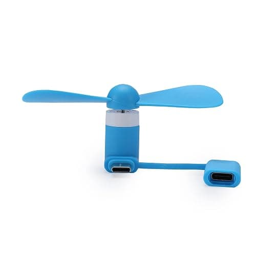 DNTESR Mini Cell Phone Fan 2-in-1 Fan Compatible for iPhone, iPad, Android Smartphone,Tablet - Colorful and Powerful- Cell Phone Summer Accessories (6-Pack) thumbnail 3
