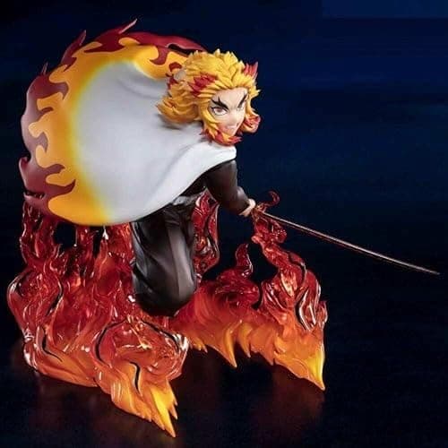 TAMASHII NATIONS - Demon Slayer: Kimetsu no Yaiba - Kyojuro Rengoku Flame Hashira, Bandai Spirits FiguartsZERO Collectible Statue thumbnail 4