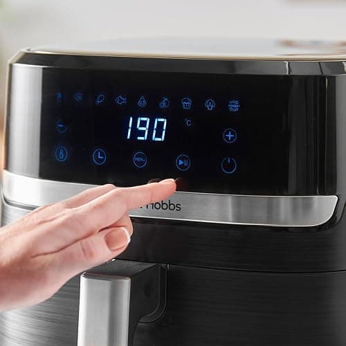 Russell Hobbs Air Fryer XXL 8,3L Rapid Air (Compact, Silencieux, Pizza Ø 26cm) Friteuse sans huile (9-en-1, Cuit, gril, rôtit et plus, économe, tactile,arrêt auto, compatible lave-vaisselle) 27632-56 thumbnail 5