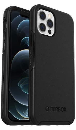 OtterBox Symmetry Series Case for iPhone 12 & iPhone 12 PRO (ONLY) Non-Retail Packaging - Black - Image 1