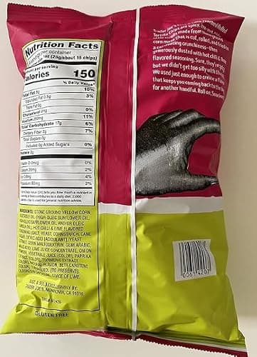 Trader Joe's Rolled Corn Tortilla Chips, Chili & Lime Flavored, 2 Pack thumbnail 2