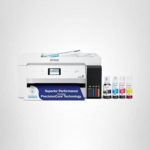 Epson EcoTank ET-15000 Wireless Color All-in-One Supertank Printer with Scanner, Copier, Fax, Ethernet and Printing up to 13 x 19 Inches, White thumbnail 7