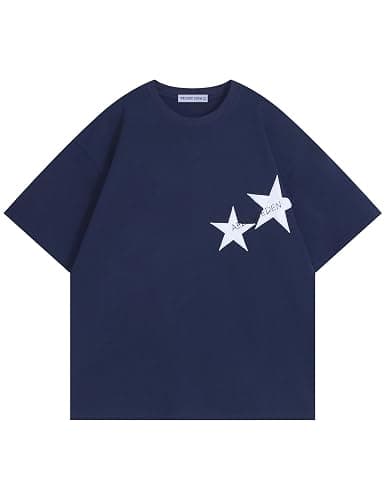 Aelfric Eden Star Graphic Tees Unisex Oversized Tshirts Casual Summer Baggy Streetwear Tops - Image 1
