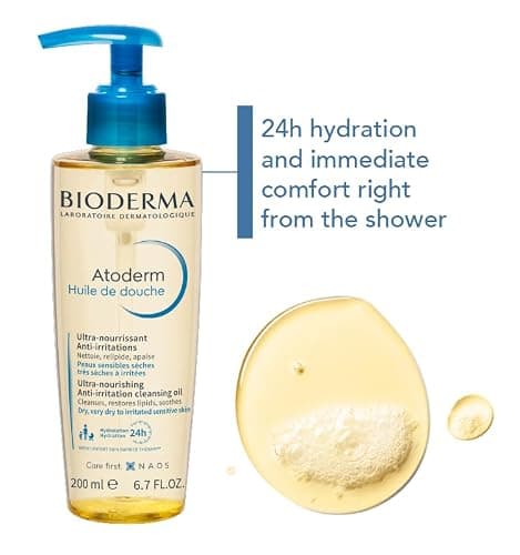 Bioderma Atoderm Shower Oil, Cleansing Oil For Face & Body, Nourishing Cleansing Oil For Dry to Atopic Sensitive Skin For Softer & Smooth Skin For Your Whole Family thumbnail 6