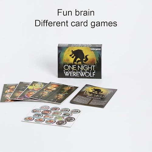 SUWIAKLALL One Night Werewolf The Party Game for 8 to 16 Players, Card Board Game Puzzle Card Game for Adults and Teens, Interactive Board Game thumbnail 4