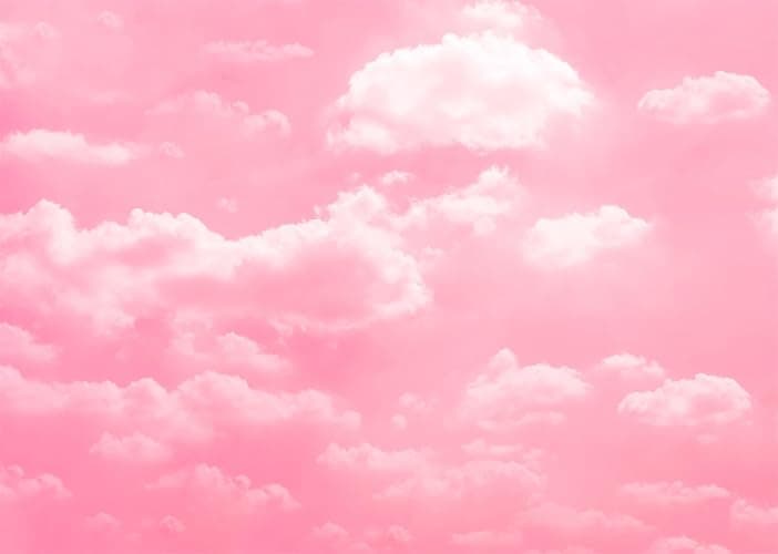 BELECO 7x5ft Fabric Pink Sky White Clouds Backdrop Clear Cloudy Sky Pink Background for Newborn Kids Girl Birthday Baby Shower Party Decorations Banner Photo Studio Shoot Props thumbnail 2
