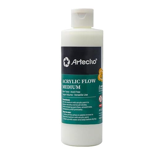Artecho Pouring Effects Medium 8oz / 236ml, Acrylic Medium for Acrylic Paint - Image 1