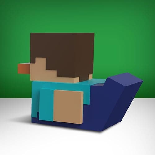 TUBBZ First Edition Steve Collectible Vinyl Rubber Duck Figure - Official Minecraft Merchandise - TV, Movies & Video Games thumbnail 5