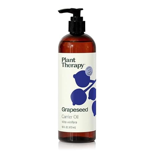 Plant Therapy Grapeseed Carrier Oil 16 oz Base for Aromatherapy, Essential Oil or Massage use - Image 1