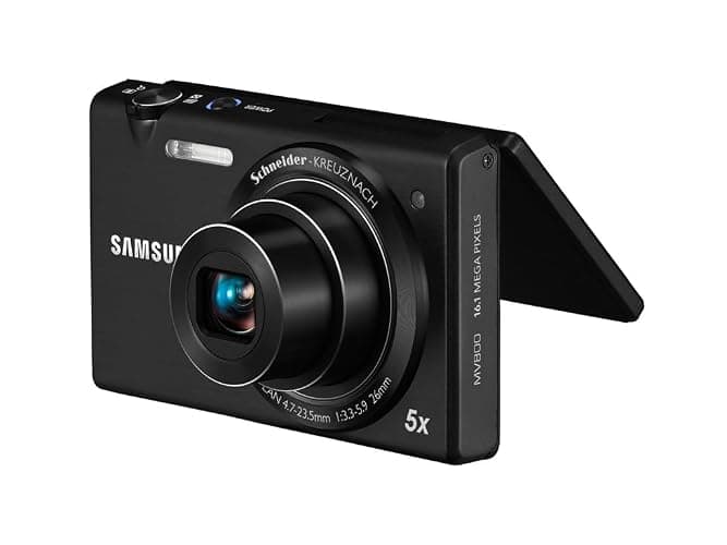 Samsung MV800 Digital Camera - Black (16MP, 5x Optical Zoom) 3.0 inch Touch LCD (Renewed) - Image 1