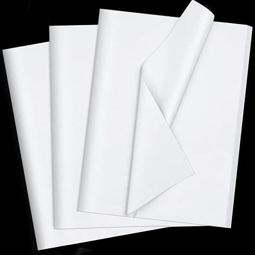 120 Sheet White Tissue Paper HMUIKFRY 20x14Inch Wrapping Paper | Tissue Paper for Gift Bags White Wrapping for Birthday Weddings Holiday Crafts Festival Decoration - Image 1