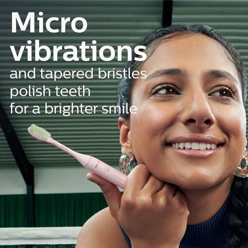 Philips One by Sonicare Battery Toothbrush, Pink, HY1100/06 thumbnail 2