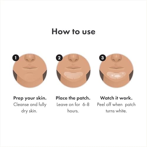 Hero Cosmetics Mighty Patch™ Chin Patch - XL Contoured Hydrocolloid Chin Patch for Blemishes and Pimples - Non-Irritating (10 Count) thumbnail 6