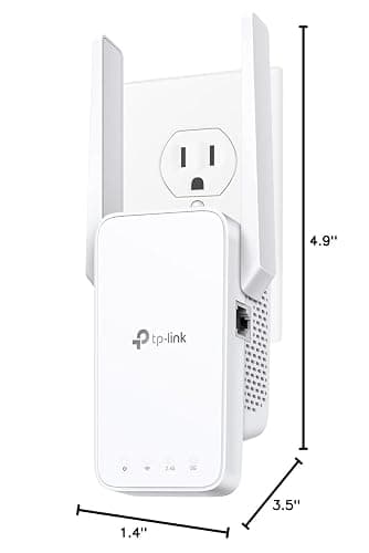 TP-Link AC1200 WiFi Extender, 2025 Wirecutter Best WiFi Extender, 1.2Gbps Home Signal Booster, Dual Band 5GHz/2.4GHz, Up to 1600 Sq.ft and 32 Devices, EasyMesh Compatible, One Ethernet Port (RE315) thumbnail 8