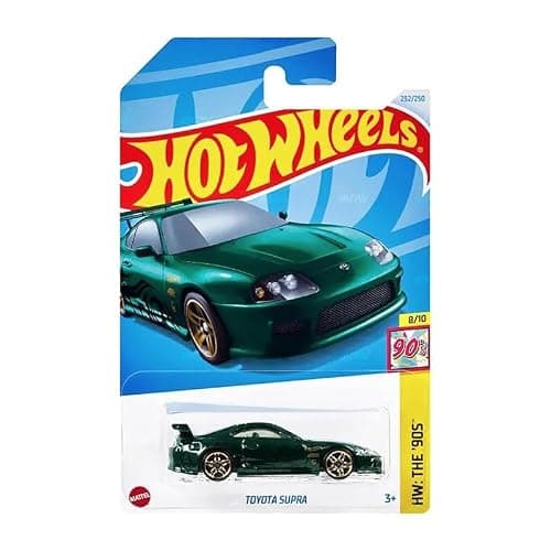 Hot Wheels Toyota Supra (Green), HW: The 90S 8/10 - Image 1