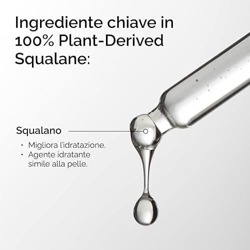 The Ordinary 100% Plant-Derived Squalane, Siero a base di squalano di origine vegetale, Idratazione leggera e supporto della barriera cutanea per pelle e capelli, 30ml thumbnail 2