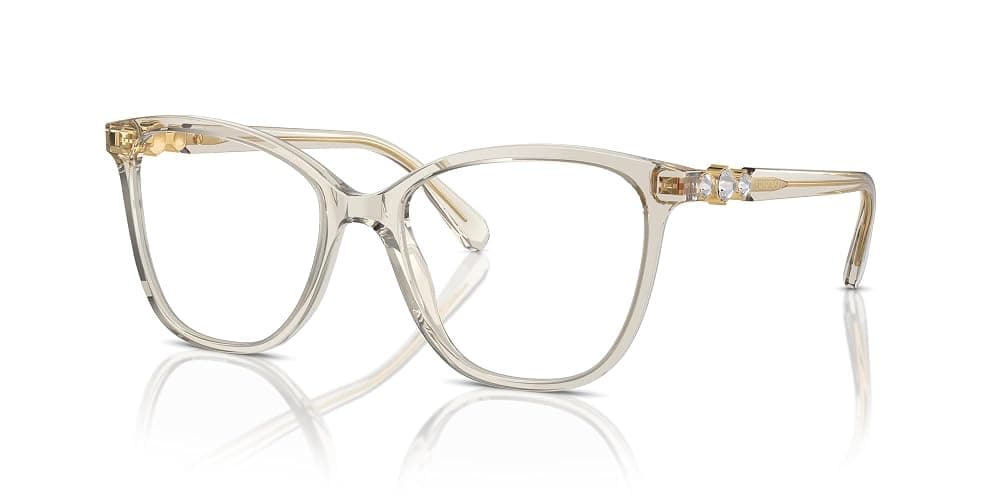 Swarovski womens Sk2020 Square Prescription Eyewear Frames thumbnail 2