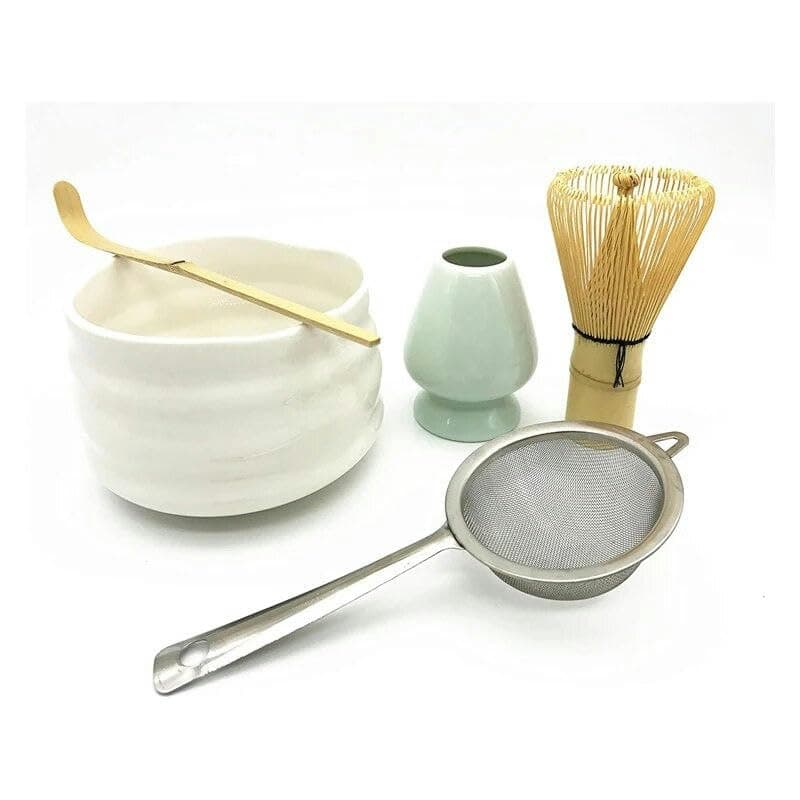 RAEF Japanese Ceramic Glossy Pink Matcha Bowl Macha Tea Whisk Chawan Chasen Holder Scoop Sieve Cup Ceremony Gift Set Birthday Gifts thumbnail 2