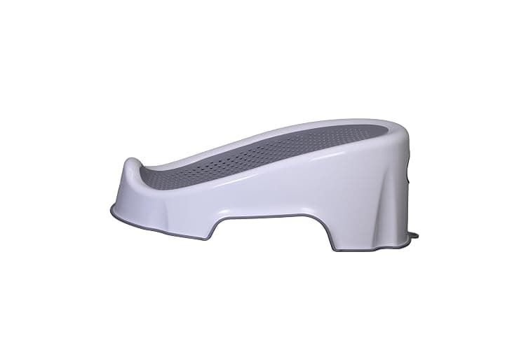 REQUISITE NEEDS Baby Bath Support, Non-Slip Infant Bathing Seat, Grey, Safe for Newborns up to 6 Months, Comfortable Perforated Design thumbnail 3