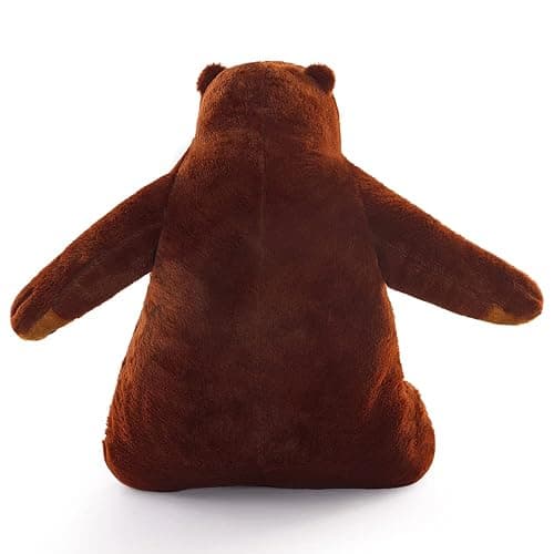 SNOWOLF Djungelskog Bear Giant Simulation Bear Toy Stuffed Animal Plush Doll Huge Cuddly Brown Teddy Bear for Home Decoration Valentine's Birthday Gift, 23.6 in/60 cm thumbnail 3