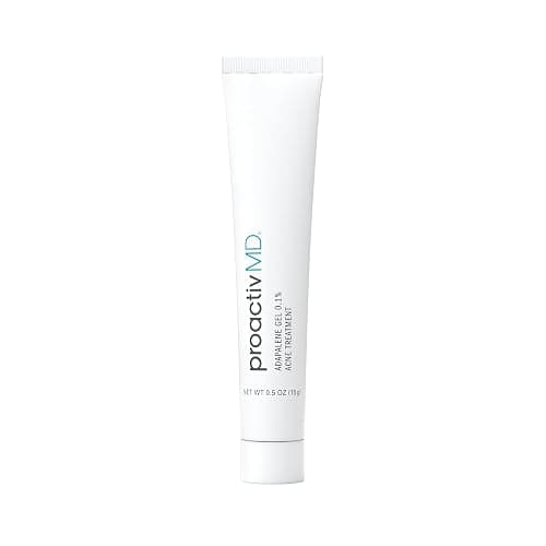 ProactivMD Adapalene Gel Acne Treatment, Paraben Free, Prescription Strength Retinoid For Face and Body Acne, .1% Solution, 0.5 Oz - Image 1