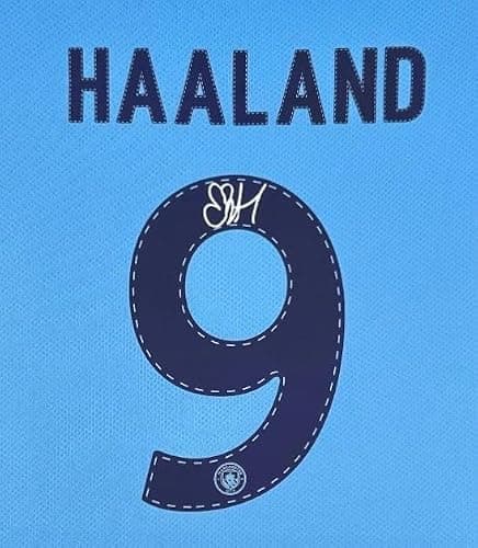 Erling Haaland Signed Shirt In Luxury Wooden Frame & Certificate Of Authenticity Football Soccer Memorabilia Autograph Auto Jersey thumbnail 2