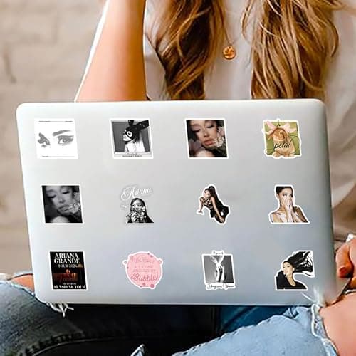 120Pcs Ariana or Grande Stickers Fashion Music Merch Waterproof Vinyl for Scrapbook Journaling Water Bottle Laptop Luggage Phone thumbnail 6