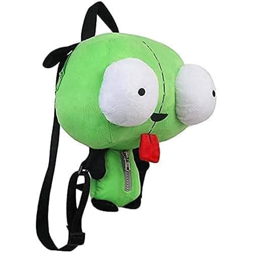 Haisijing Plush Toys New Alien 3D Eyes Robot Gir Cute Stuffed Plush Backpack Green Bag Xmas Gift 14 inches thumbnail 4