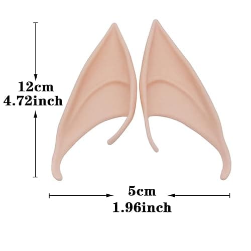 ZNTU Black Mixed Pink Cosplay Wig with Bangs, Elf Ears and Free Wig Cap - 80cm Heat Resistant Synthetic Fiber Wig for Halloween, Theme Parties and Anime Fans thumbnail 5