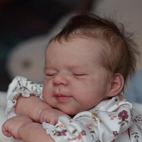 Anano Reborn Baby Dolls Silicone Full Body Girl 18inch Full Body Squishy Silicone Baby Dolls That Look Like Real Babies and Feel Real Preemie Anatomically Correct thumbnail 8