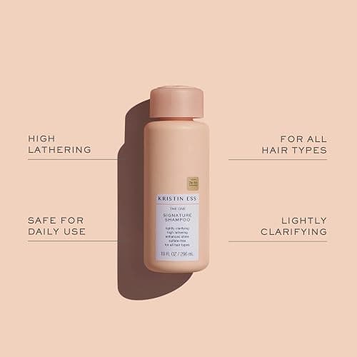 Kristin Ess Hair Signature Salon Sulfate Free Shampoo and Conditioner Set for Moisture, Frizz + Shine - Color Safe, Vegan, Paraben Free - Clarifying, Hydrating Damage Repair for Women - Pear Fragrance thumbnail 4