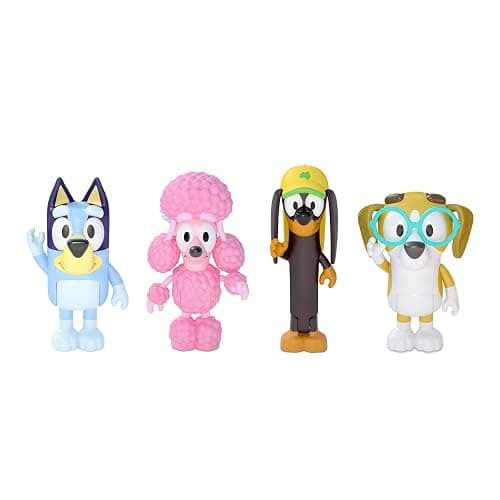 Bluey Figure 4 Pack - Friends Pack, Multicolor (13014) - Image 1