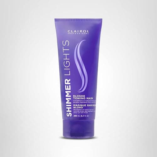 Clairol Professional Shimmer Lights Violet Toning Mask for Neutralizing Brassy Tones with Refreshing Blonde Hair Results thumbnail 10