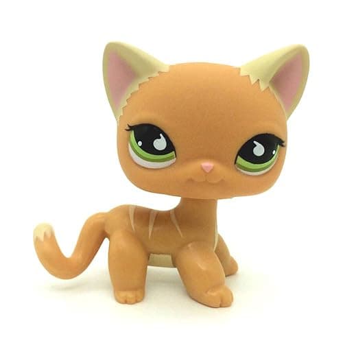 CFCLLBR Rare Mini Pet Toys #525 Orange Short Hair Kitty Cat Animal Figure - Image 1