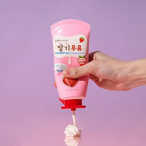 Kwailnara Milk Cleansing Foam (120 mL) (Strawberry) thumbnail 3