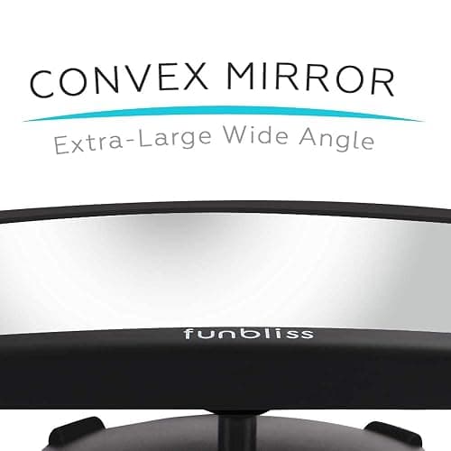 Funbliss Rear Facing Car Seat Mirrors - Shake-proof & Shatterproof Baby Car Mirror for Backseat - Clear Wide View, Easy Install, 2 Pack for Multiple Kids thumbnail 3