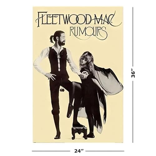 Fleetwood Mac - Music Poster (Rumours - Album Cover) (Size: 24" x 36") thumbnail 2
