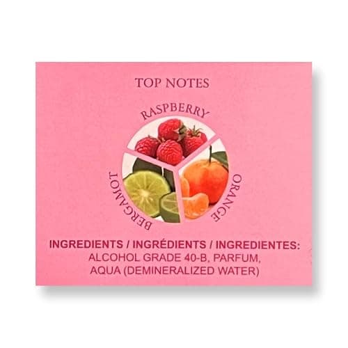 United Scents Pink Love Eau de Parfum for Women | 3.4 Fl Oz Enthralling Raspberry Orange Bergamot and Vanilla Notes | Light Fragrance for Everyday Use thumbnail 4