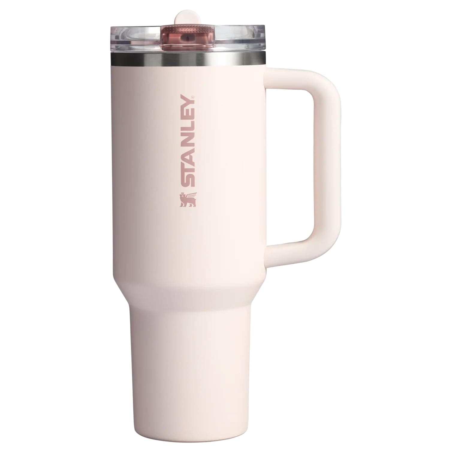 Stanley Quencher ProTour Flip Straw Rose Quartz 1.18L - Vaso Térmico Stanley con Popote y Tapa Antiderrames 40oz, Acero Inoxidable Doble Pared - Image 1