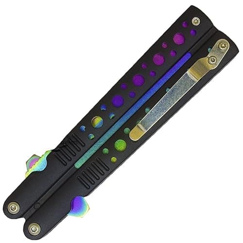 Snake Eye Tactical Spring Assisted Rainbow Blade Folding Aluminum Handle Pocket Eco'Gift LIMITED EDITION Knife thumbnail 2