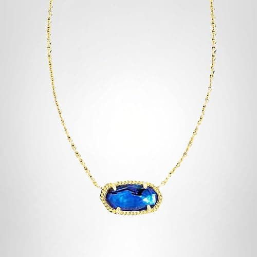 Kendra Scott Elisa Pendant Necklace for Women, Fashion Jewelry, 14k Gold-Plated thumbnail 6