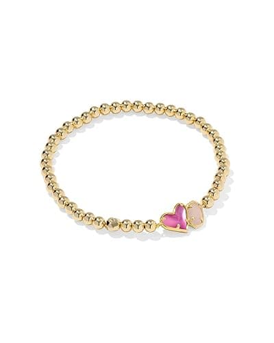 Kendra Scott Ari Heart Emilie Stretch Bracelet, Fashion Jewelry for Women - Image 1