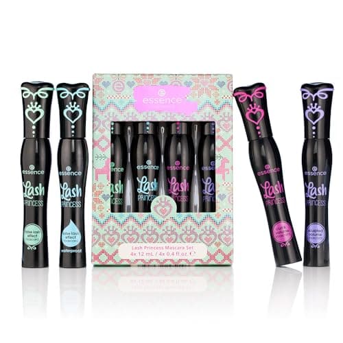 essence | Lash Princess Mascara Set | 4 Vegan & Cruelty-Free Mascaras | False Lash Effect, Waterproof, Curl & Volume, Sculpted | Holiday Gift for Beauty Lovers - Image 1
