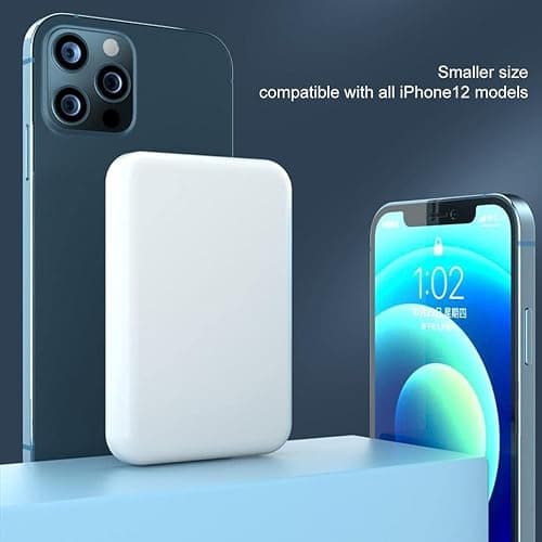 Power Bank for iPhone, Magnetic Battery Pack, 5000mAh Magnetic Wireless Portable Charger Compatible with iPhone 12 13 14 15 16 17 Series thumbnail 5