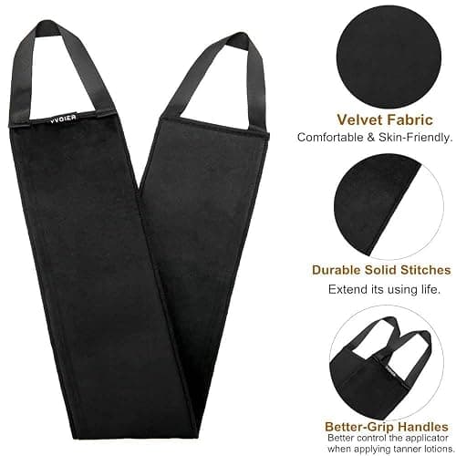 Yvoier Double-Side Used Self Tanner Back Applicator, Non-Absorbent Lotion Applicator for Back Streak-Free Natural Back Tanning Applicator for Self-Tanning Lotion, Mousse, Cream thumbnail 3