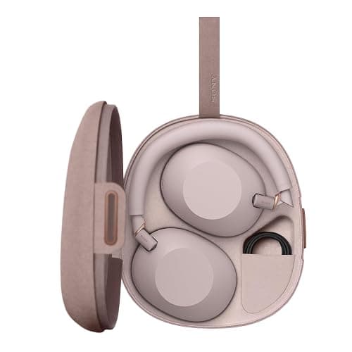 Sony WH-1000XM6 The Best Noise Cancelling Wireless Headphones, Sand Pink | HD NC Processor QN3, 12 Microphones, Adaptive NC Optimizer, Mastered by Engineers, Studio-Quality, Up to 30 Hrs of Battery thumbnail 16