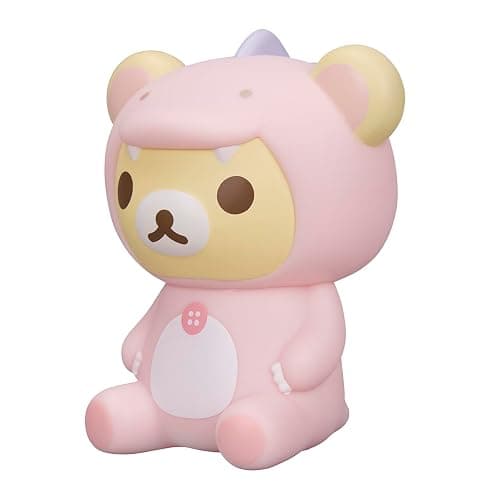 San-X Original Rilakkuma Plays with Dino Vinyl Figurine Toy - 3" Korilakkuma thumbnail 4