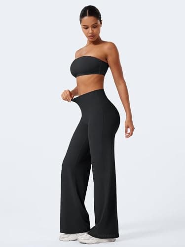 YEOREO Workout Leggings Womens No Front Seam Straight Leggings 29" / 31.5" / 33" High Waist Buttery Eddiy Gym Yoga Pants thumbnail 8