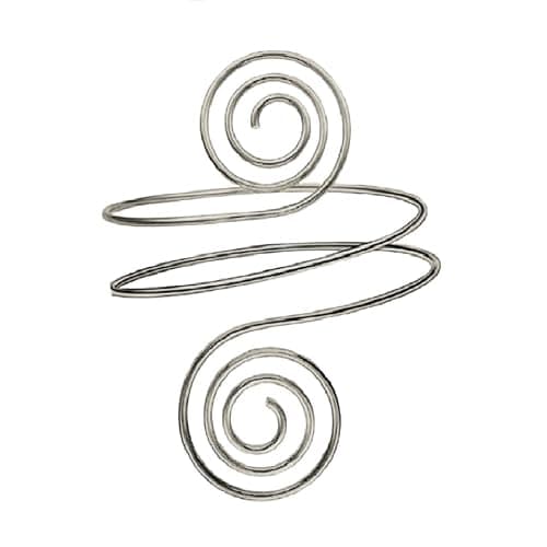 IXDEAXLY Spiral Upper Arm Cuff Bracelet Open Upper Arm Bangle Bracelet Simple Adjustable Armband Jewelry for Women - Image 1
