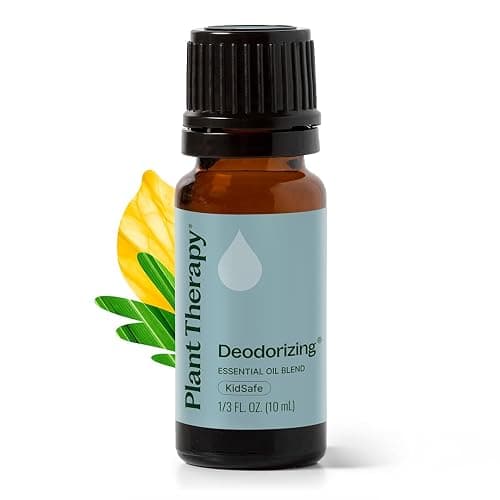 Plant Therapy Deodorizing Essential Oil Blend, 10 mL (1/3 oz), Pure Essential Oils, Undiluted, Therapeutic Grade, Ideal for Household Cleaning & Deodorizing - Image 1